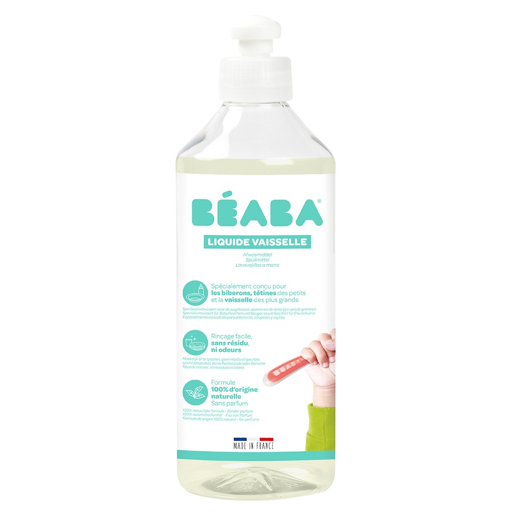 BEABA Liquide vaisselle - sans parfum - 500 ml