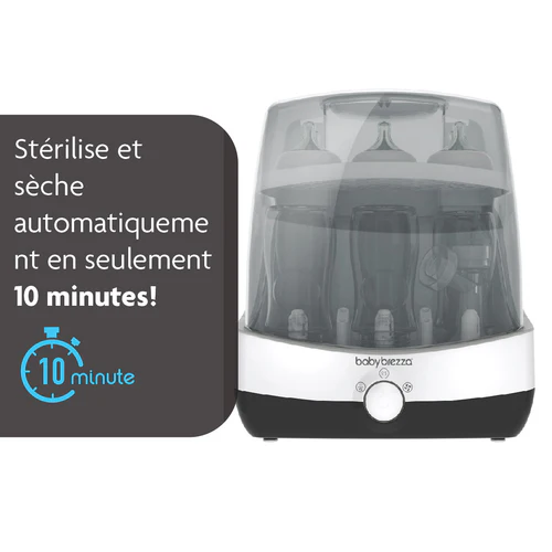 BABY BREZZA Stérilisateur et sécheur de biberons Super Fast Sterilizer-Dryer