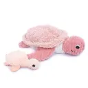 SAUVENOU LA TORTUE MAMAN & BEBE ROSE