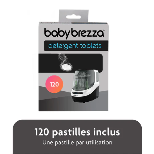 BABY BREZZA Lot de 120 pastilles détergentes pour Bottle Washer Pro®