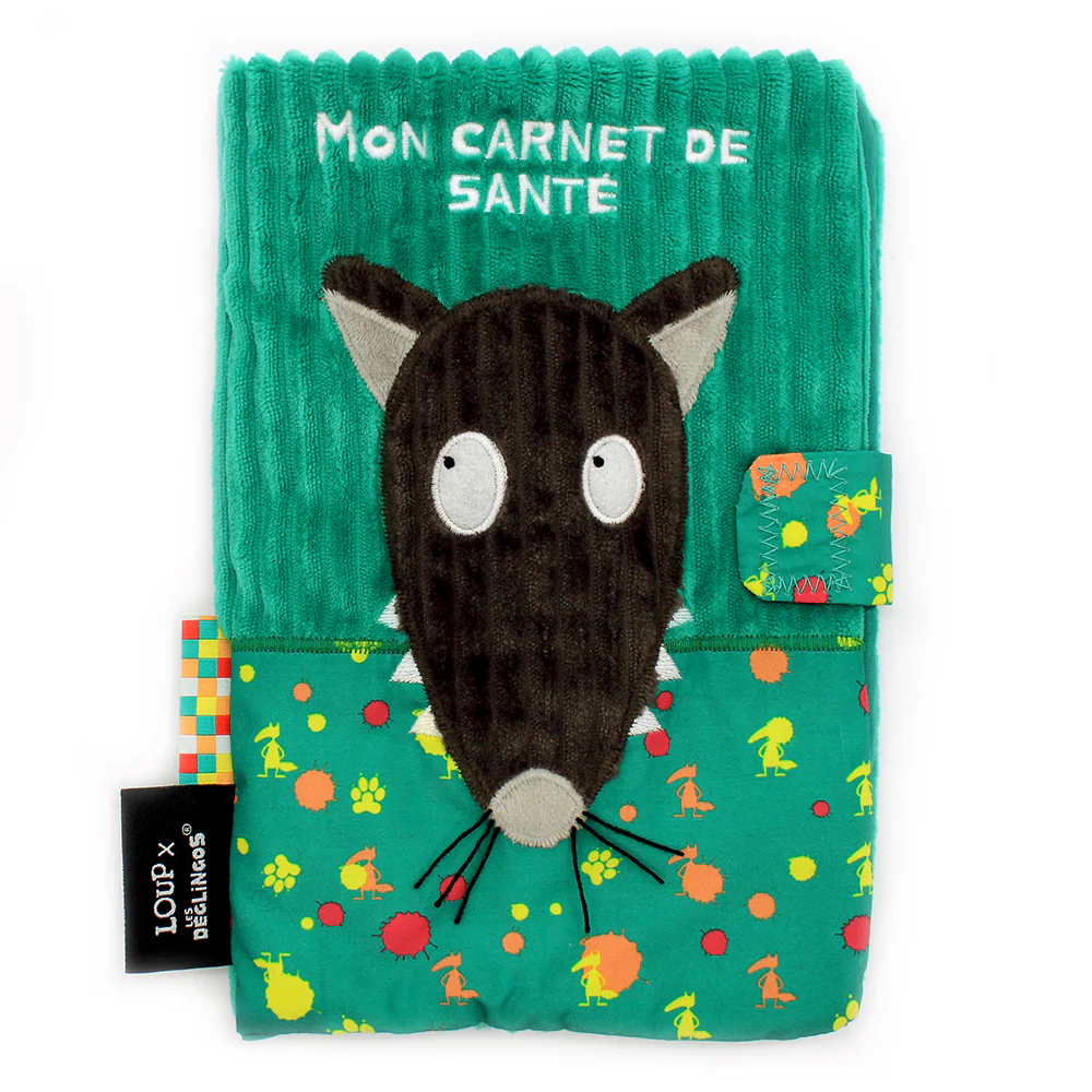 PROTEGE CARNET DE SANTE LOUP X LES DEGLINGOS