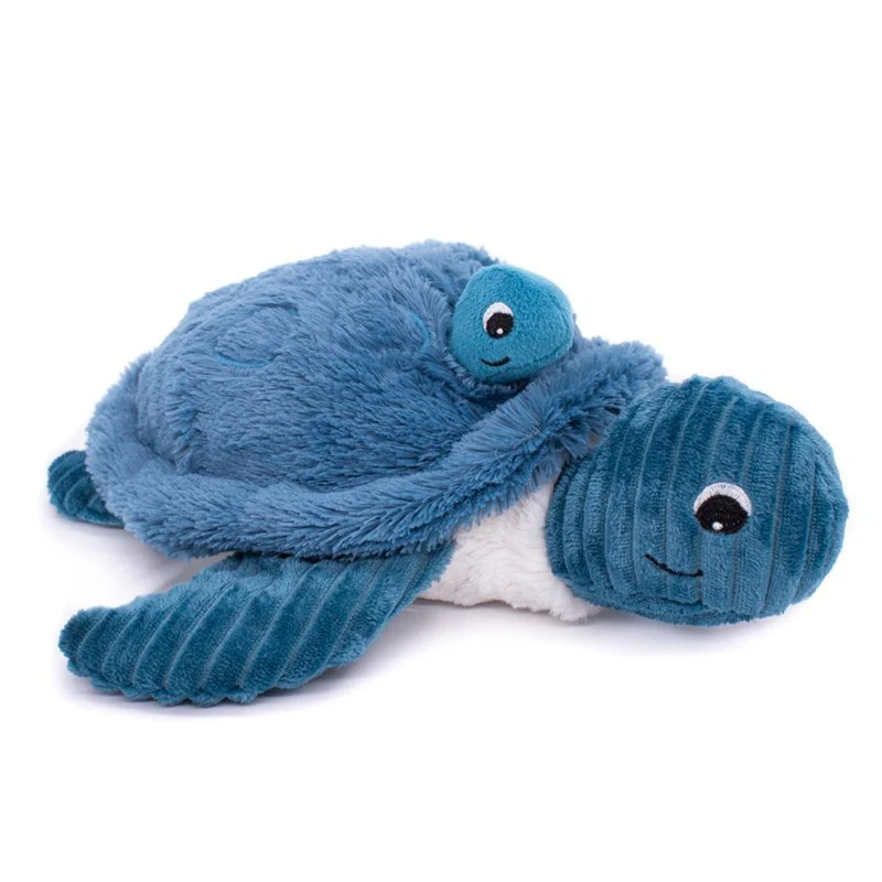 LES DEGLINGOS SAUVENOU LA TORTUE MAMAN & BEBE BLEUE