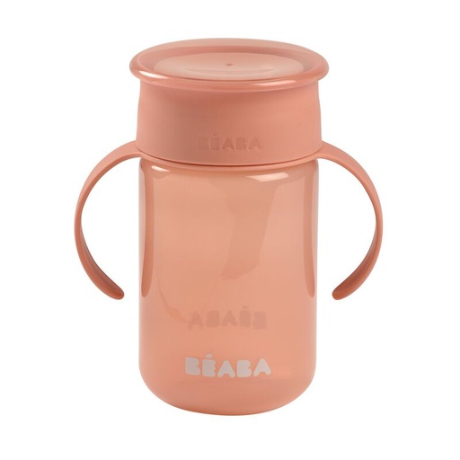 [913571] BEABA Tasse d’apprentissage 360° (Rose)